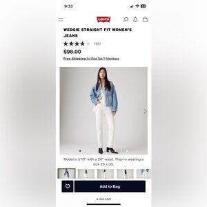 Levi’s Wedgie Jean